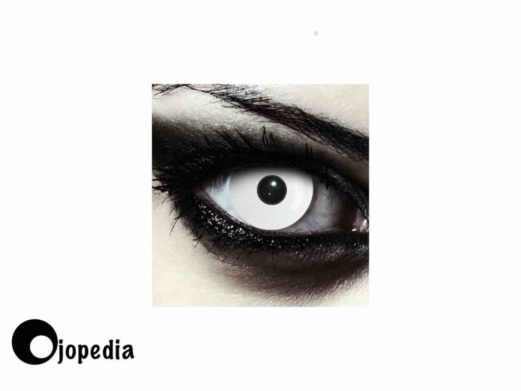 Imagen de lentillas de fantasía blancas