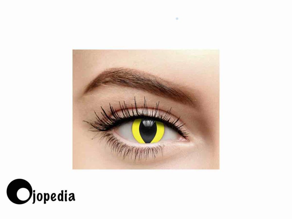 Imagen de lentillas de fantasía de ojo de gato